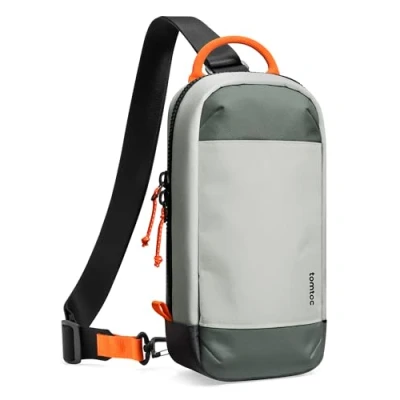 Obrázek tomtoc Sling Bag taška přes rameno pro Nintendo Switch 2, konzola 2025, kompletní ochrana Crossbody s 8 držáky na hrací karty cesty a všední den, nabíječku