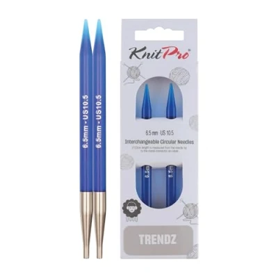 Obrázek KnitPro Trendz: Knitting Pins: Circular: Interchangeable: 6,50 mm, akryl, tříděné, 6,5 mm