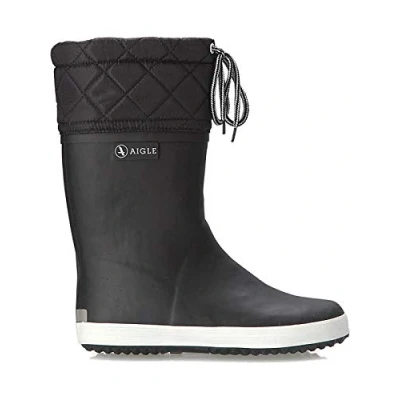 Obrázek Aigle Unisex dětské gumové holínky Giboulée, Černá Black White