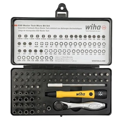 Obrázek Wiha 75965 65dílný systém 4 ESD Safe Master Technician ráčna a mikrobity sada