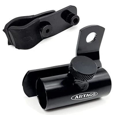 Obrázek ARTAGO K502 Universal Bügelschloss Halterung (Metall) an Rohren oder Schrauben für Fahrrad und Motorrad