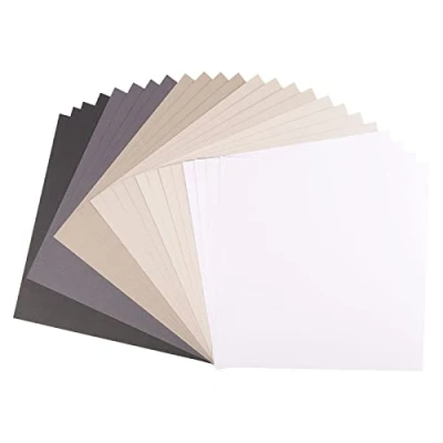 Obrázek Vaessen Creative Florence Scrapbook Papier 216 g 12x12 x24 Blatt Multipack, schwarz, Paper, multicolor, 30.5 x 0.7 cm