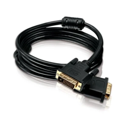 Obrázek HDSupply DC130 020 DVI D Dual Link kabel (DVI (24+1) konektor konektor)), pozlacené kontakty, 2,00 m, černý