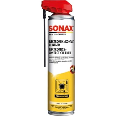 Obrázek SONAX Elektronika+kontaktní čistič s EasySpray (400 ml) vysoce aktivní, rychle odvzdušňující pro elektronické kontakty a součásti č. výr. 04603000