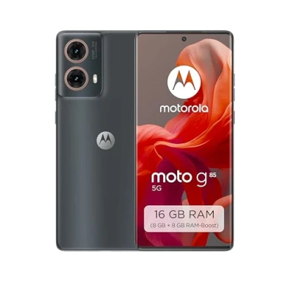 Obrázek Motorola Moto g85 5G smartphone (displej 6,67&quot; FHD+, 50MP kamera, 8/256 GB, 5000 mAh, Android 14) Urban Grey, vč. ochranného krytu [exkluzivně v obchodě Amazon]