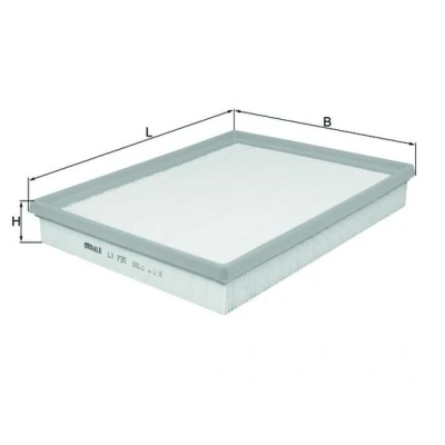 Obrázek Mahle Knecht LX 735 vzduchový filtr