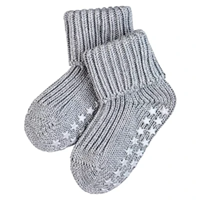 Obrázek FALKE Unisex dětské protiskluzové ponožky, Šedá Light Grey 3400.