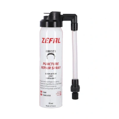 Obrázek Zefal Repair Spray 75 ml pro okamžitou opravu defektu pláště bezdušové nebo s duší