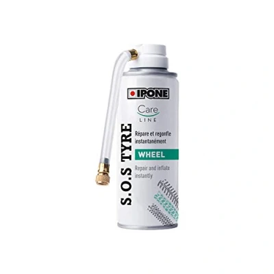 Obrázek IPONE Pannenschutzspray SOS TYRE Repariert und Füllt Ihren Reifen Transportables Format