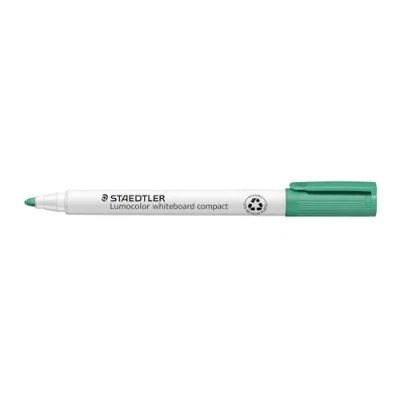 Obrázek STAEDTLER 341 5 Lumoclor popisovač na bílou tabuli kompaktní kulatý hrot, cca 12 mm, 10 kusů v kartonovém pouzdře, zelený