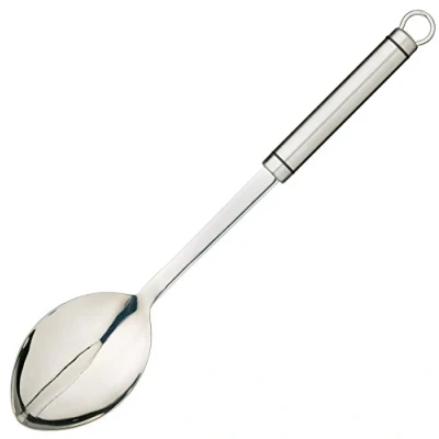 Obrázek KitchenCraft Profesionální vařečka, nerezová ocel, otvor na zavěšení, 35 cm, stříbrná