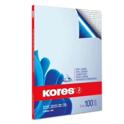 Obrázek Kores KD78478 propisovací papír, DIN A4, modrý, 100 listů