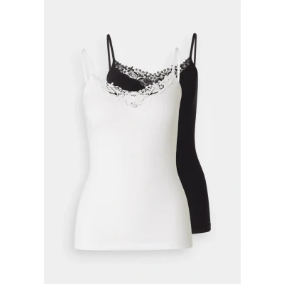 Obrázek ONLY Onlkira LIFE Singlet 2 PACK Top, Ženy, Velikost: XS, Black/white
