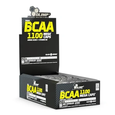 Obrázek Olimp Sport Nutrition BCAA 1100 Mega Caps, blister box 30 x 30, 900 kapslí