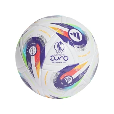 Obrázek adidas Performance EURO25 Unisex Fotbal, Velikost: 4, White/pantone/lucid lemon