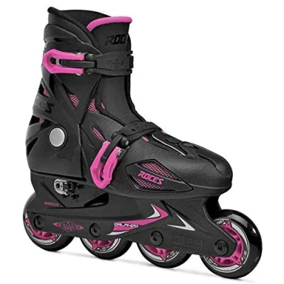 Obrázek Roces Dívčí inline brusle Orlando 3, černá růžová, 25 29, 400687