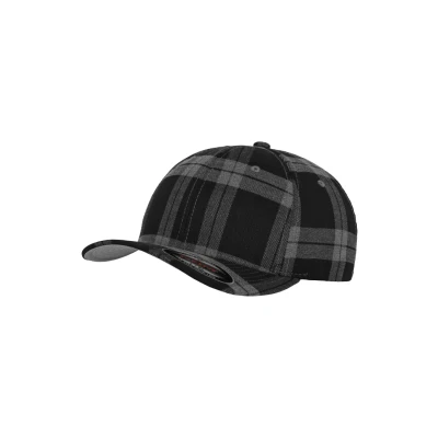 Obrázek Flexfit Tartan Kšiltovka, Velikost: L/XL, Black