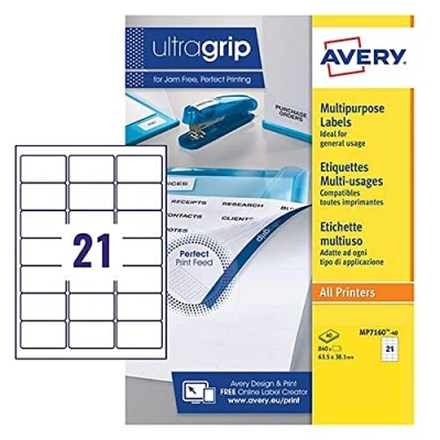 Obrázek Avery Mehrzwecketiketten/Etiketten (840 Etiketten)
