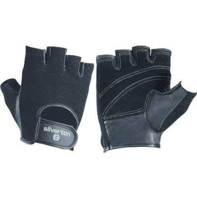 Obrázek Silverton Fitness závaží tréninkové rukavice Comfort, 43155, černé, S