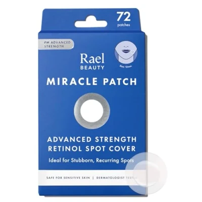 Obrázek Rael Miracle náplast proti pupínkům korejská skincare, Pimple Patches pro dlouhotrvající akné, ceramidy, niacinamidy, hydrokoloidní náplasti na obličej přes noc, veganské, netestováno zvířatech