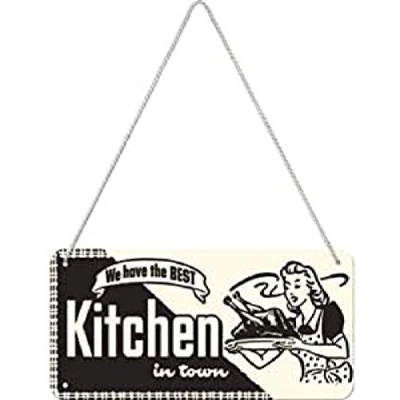 Obrázek Nostalgic Art Retro závěsná tabulka, 10 x 20 cm, kuchyně nápad na dárek do kuchyně, z kovu, vintage design