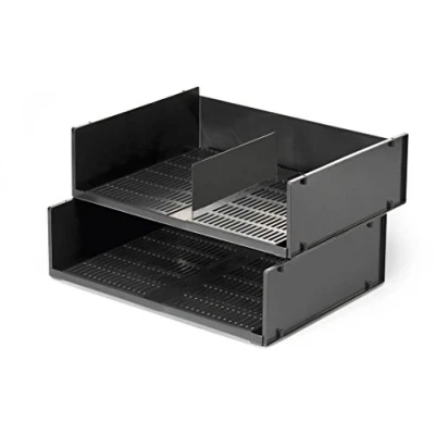 Obrázek Durable Odkládací miska A3 na šířku, optimo modrý anděl, 4 kusy, antracit, 1700786058
