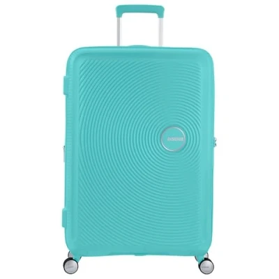 Obrázek American Tourister Soundbox příruční zavazadlo Spinner s možností rozšíření, Poolside Blue, L (77 cm 110 L)