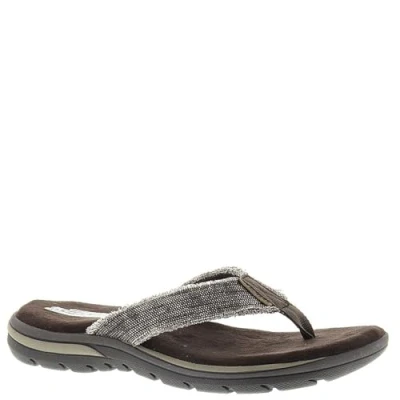 Obrázek Skechers Men&#039;s Supreme Bosnia sandály žabky, Braun Choc