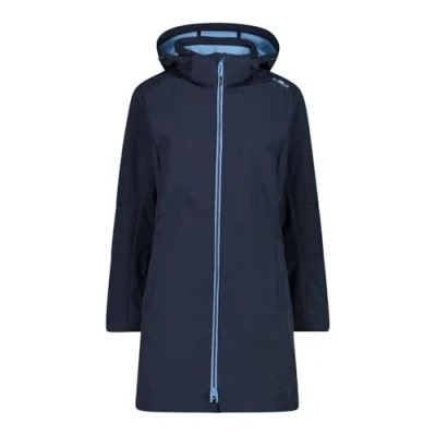 Obrázek CMP Woman Parka ZIP HOOD Softshellová bunda, Ženy, Velikost: 44, Blue/skylight