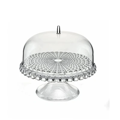 Obrázek Guzzini Tiffany, Kleine Tortenplatte Mit Fuß Und Haube Transparent, Ø30 x h27 cm 19940100