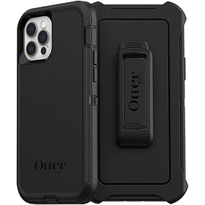 Obrázek OtterBox Defender Hülle für iPhone 12 / Pro, stoßfest, sturzsicher, Ultra robust, schützende Hülle, 4X getestet nach Militärstandard, Schwarz