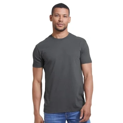 Obrázek True Classic Herren T Shirt mit Rundhalsausschnitt und kurzen Ärmeln, Pack of 1, Carbon, M