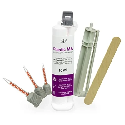 Obrázek Plastic MA, 10 ml, 2K High Performance Aakrylát, plastové lepidlo pro všechny páry materiálů (zejména PE, PP a PTFE)