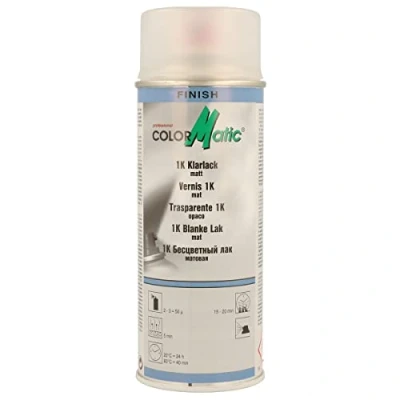 Obrázek ColorMatic 335600 1K bezbarvý lak matný 400 ml