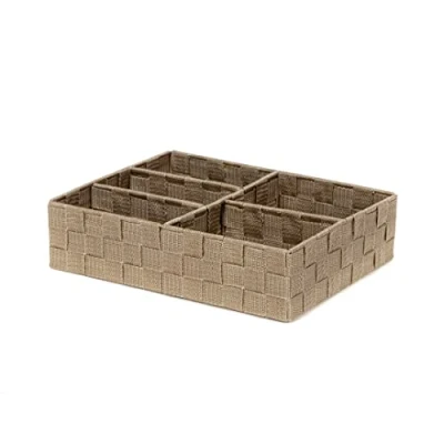 Obrázek Compactor STAN Organizer aus der BOSTON Kollektion, XXL Größe, Beige, Rayon Belt Perfekt für Küchen und Badezimmerschubladen