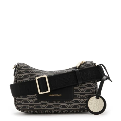 Obrázek Emporio Armani Baguette Monogram Taška s příčným popruhem, Ženy, Velikost: One Size, Nero/ecru