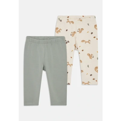 Obrázek Lindex Unisex 2 PACK Punčochy pro děti, Velikost: 62, Light dusty green