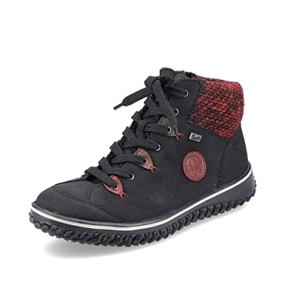 Obrázek Rieker dámské Low Top Sneaker Z4219, polobotky, vodoodpudivé, riekerTEX, Černá Kombi 00
