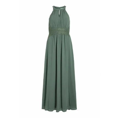 Obrázek VILA Vimilina Halterneck Maxi šaty Laurel wreath, Ženy, Velikost: 36, wreath
