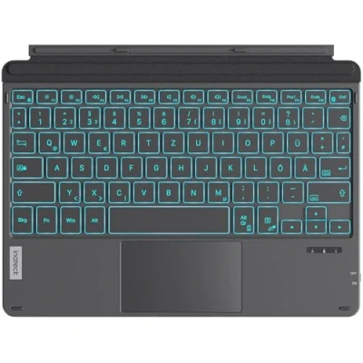 Obrázek Inateck klávesnice Surface Go pro 4 (2023), 3/2/1 Gen, Bluetooth 5.3, 7barevné podsvícení, s touchpadem, KB02028