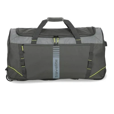 Obrázek Travelite Basics Active Duffle Cestovní zavazadlo, 71 cm, antracit/lemon, zavazadlo