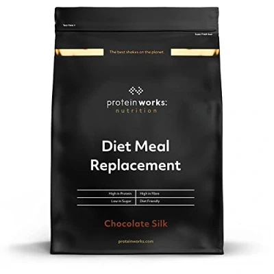 Obrázek Protein Works Dieta náhrada jídla 250 kalorií Pitné jídlo Mouka na hubnutí 14 servírek Chocolate Silk 1 kg