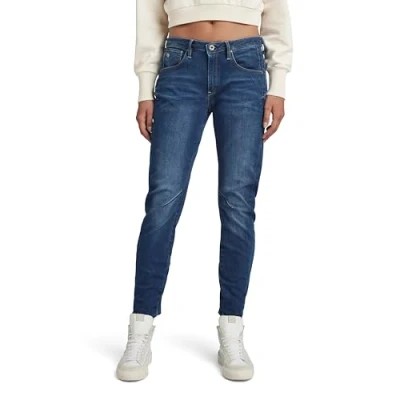 Obrázek G STAR RAW dámské Arc 3D Low Waist Boyfriend Jeans, Modrá (Medium Aged 60892 6553 071)
