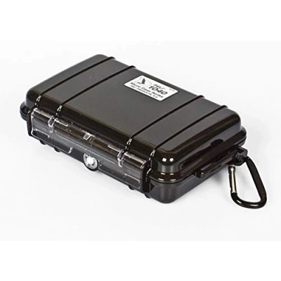 Obrázek Peli 1040 Praktisches Micro Case für Kleine Gegenstände, IP67 Wasserdicht, 0,7L Volumen, Schwarz/ Schwarze Gummieinlage, 025 110E