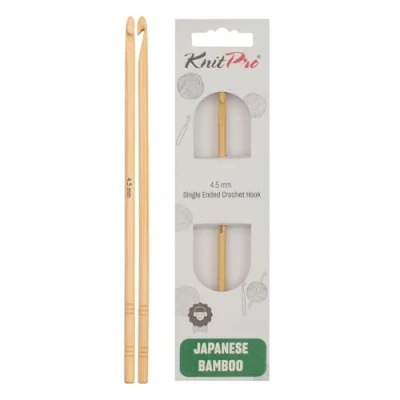 Obrázek KnitPro Bambus Single Ended (4,50 mm) háčkovací jehlice 1 kus