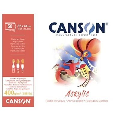 Obrázek Canson 200807413 akryl 32 x 41 cm, přírodní bílá