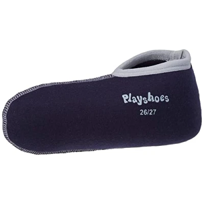 Obrázek Playshoes Unisex dětské kotníkové ponožky, námořnická modrá / šedá bavlna