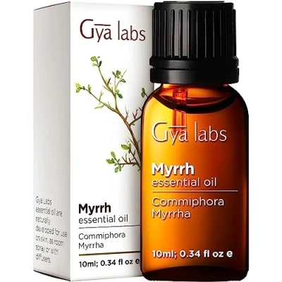 Obrázek Myrrhe éterický olej bio Božné štěstí nenasnosti a omlazující krásu (10 ml) 100% čistý terapeutický mýrhový