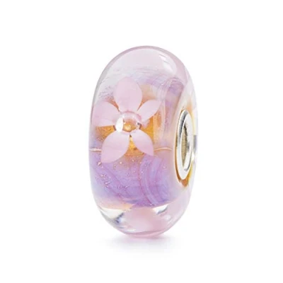 Obrázek Trollbeads Damen Bead Seeanemone 925 Silber TGLBE 10200, Sklo, Bez drahokamu