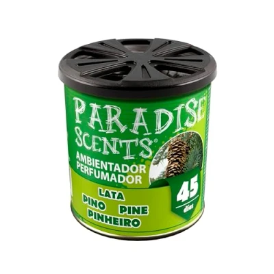 Obrázek Paradise Scents Parfümierter Gel Lufterfrischer in 100g Dose. Kiefernduft. Angenehmer und lang anhaltender Duft. Perfekt für Auto, Haus oder Büro.